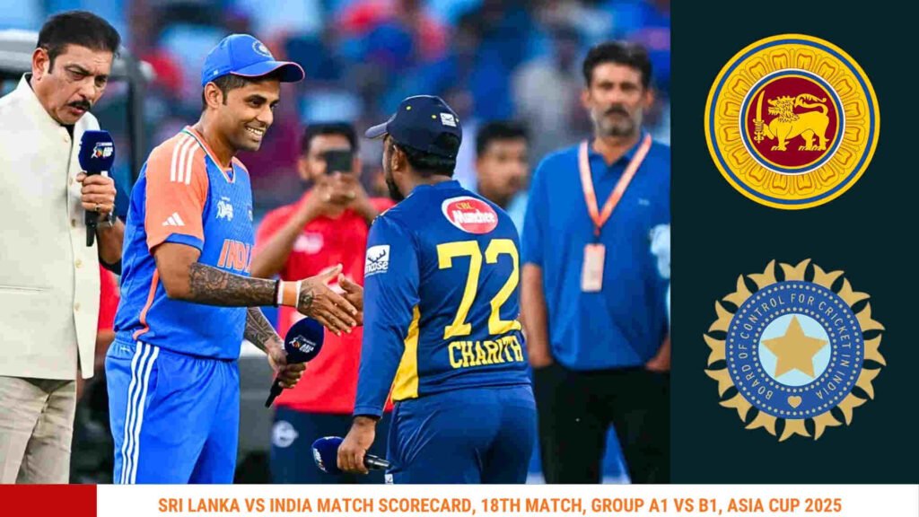 Sri Lanka National Cricket Team Vs India National Cricket Team Match Scorecard