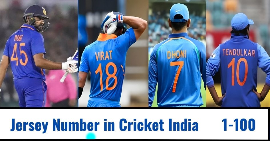Jersey Number in Cricket India