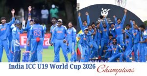 India Under-19 Thrash England to Lift ICC U19 World Cup 2026