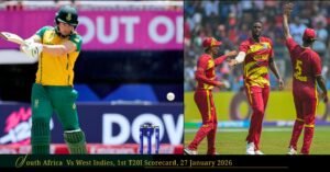 South Africa National Cricket Team Vs West Indies Cricket Team Match Scorecard
