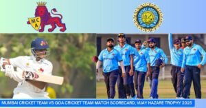 Mumbai Cricket Team Vs Goa Cricket Team Match Scorecard
