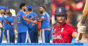 India Cricket Team Marches to T20 World Cup 2026 Final after Beating England in Semi-final