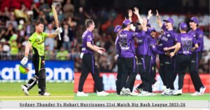 Sydney Thunder Vs Hobart Hurricanes Match Scorecard
