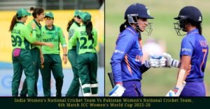 India Women's National Cricket Team Vs Pakistan Women's National Cricket Team