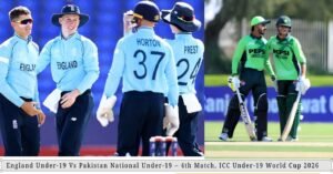 England Under-19 Cricket Team vs Pakistan National Under-19 Cricket Team Match Scorecard – 4th Match, ICC Under-19 World Cup 2026