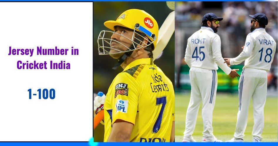Jersey Number in Cricket India