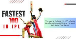 Fastest 100 in IPL