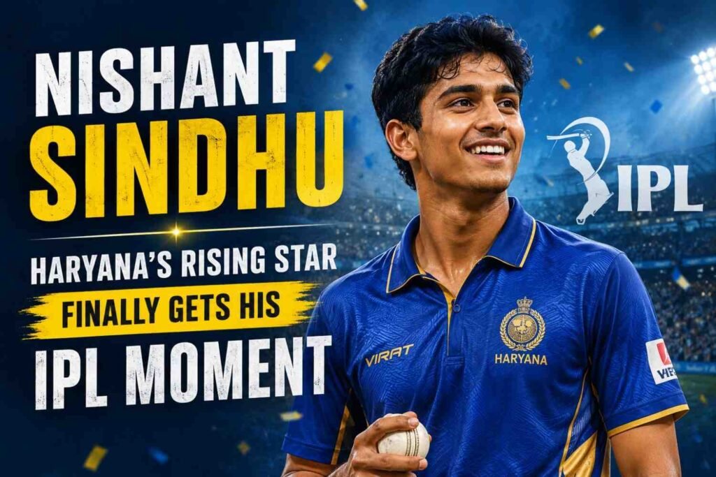 Nishant Sindhu: Haryana's Rising Star Finally Gets His IPL Moment